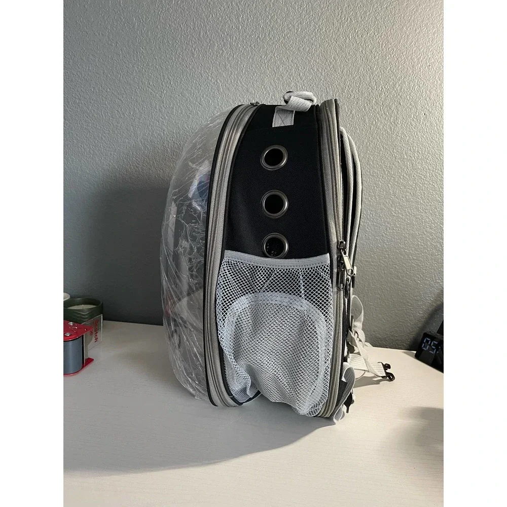 Pet Cat Dog Carrier Bubble Expandable Foldable Backpack